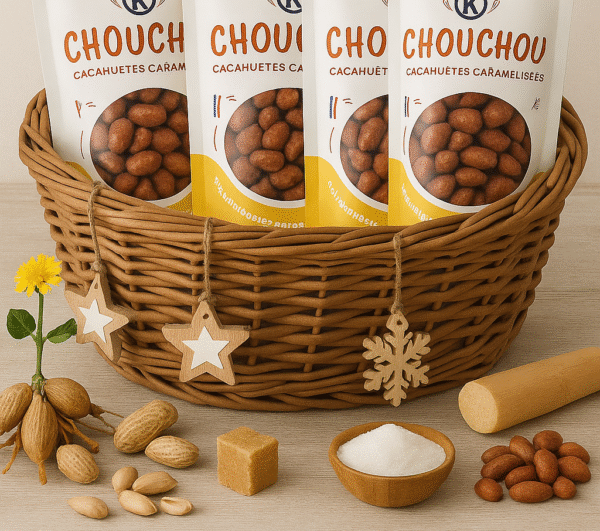 Chouchou Cacahuètes Caramélisées – Snack Croquant et Gourmand – 250g