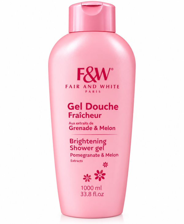 Fair & White Gel Douche 1000 ml – Carotte, Grenade & Melon, Gold Ultimate Argan