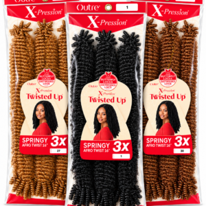 Outre X-Pression Springy Afro Twist 3X – Mèches Vanilles Afro 16" & 24"