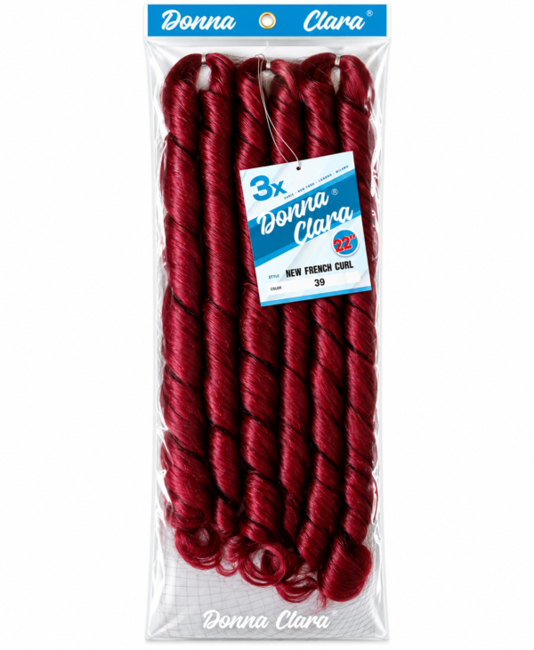 Donna Clara New French Curl, Donna Clara French Curl, New French Curl 22 pouces, French Curl 22 pouces, French Curl 3X, mèches Donna Clara, mèches bouclées, mèches afro, mèches cheveux afro, extensions cheveux afro, extensions bouclées, mèches pour tresses, mèches pour braids, mèches pour twists, mèches pour crochet braids, mèches tressage, cheveux synthétiques, mèches bouclées 22 pouces, mèches 3X22, mèches 22 pouces, lot de 3 mèches, mèches Donna Clara 3X, Donna Clara 22", New French Curl 3X22. Donna Clara + New French Curl + 3X + 22" + 3 mèches + mèches bouclées + extensions cheveux afro