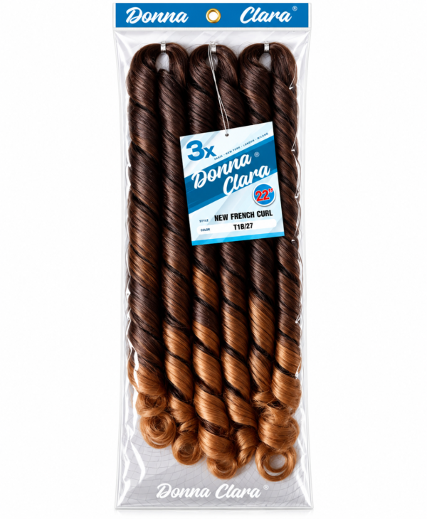 Donna Clara New French Curl, Donna Clara French Curl, New French Curl 22 pouces, French Curl 22 pouces, French Curl 3X, mèches Donna Clara, mèches bouclées, mèches afro, mèches cheveux afro, extensions cheveux afro, extensions bouclées, mèches pour tresses, mèches pour braids, mèches pour twists, mèches pour crochet braids, mèches tressage, cheveux synthétiques, mèches bouclées 22 pouces, mèches 3X22, mèches 22 pouces, lot de 3 mèches, mèches Donna Clara 3X, Donna Clara 22", New French Curl 3X22. Donna Clara + New French Curl + 3X + 22" + 3 mèches + mèches bouclées + extensions cheveux afro