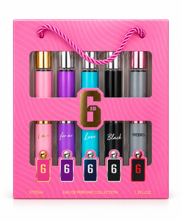 Coffret 5 Eaux de Parfum Mystical 35 ml – 5 Parfums Assortis – 175 ml – Coffret Parfum Femme & Homme