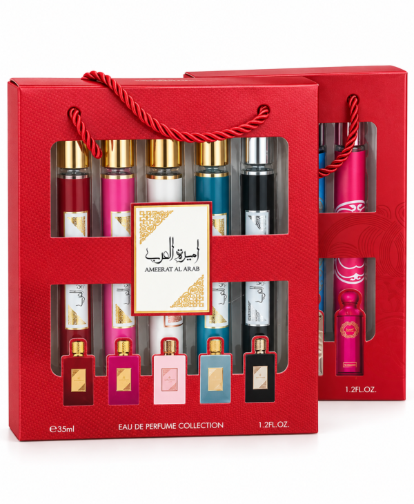 Coffret 5 Eaux de Parfum Mystical 35 ml – 5 Parfums Assortis – 175 ml – Coffret Parfum Femme & Homme
