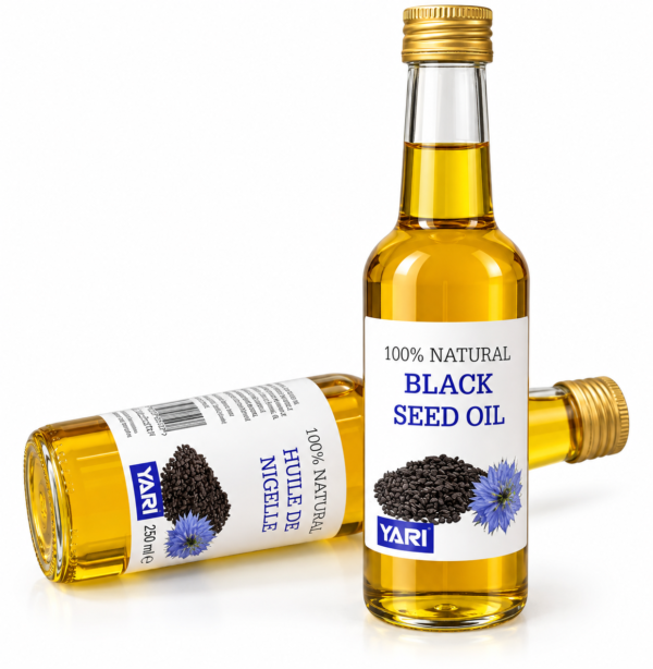 Huile de Nigelle YARI 100% Naturelle 250 ml – Black Seed Oil – Soin Cheveux & Peau