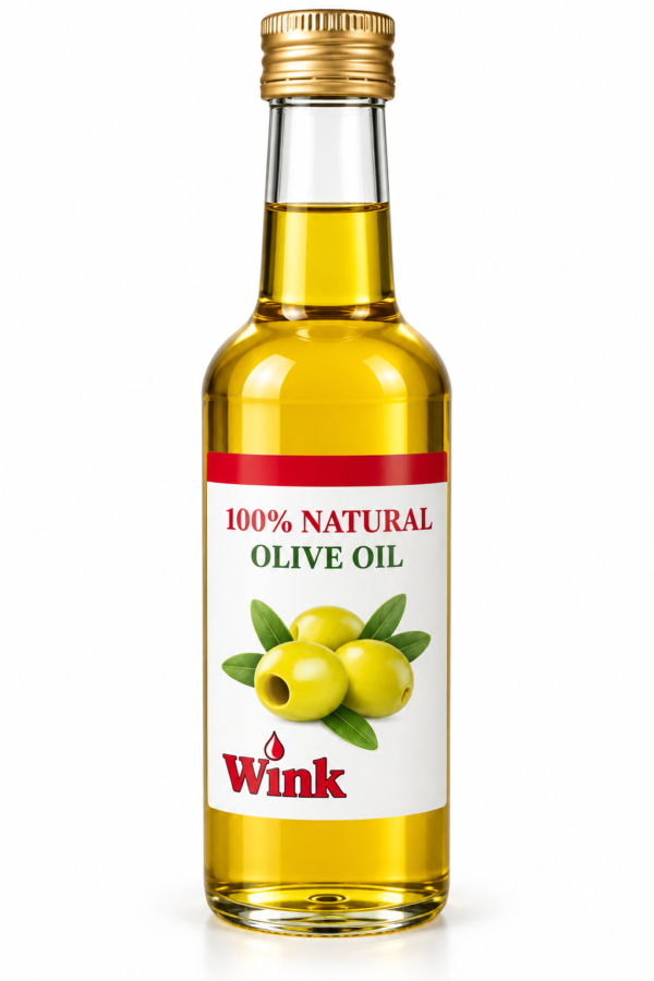 WINK Huile d’Olive 100% Naturelle 250 ml – Huile Capillaire WINK Huile d’Olive 100% Naturelle – 250 ml