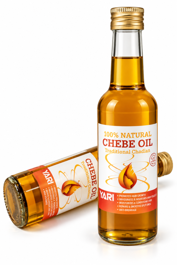 Huile de Chébé 100% Naturelle YARI – Chebe Oil Traditional Chadian – Soin Capillaire Fortifiant – Cheveux Crépus, Bouclés et Secs Huile de Chébé 100% Naturelle YARI – Chebe Oil – Soin Capillaire – 250ml