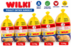 WILKI | Poulet WILKI | Poulet entier | Poulet surgelé | Poulet congelé | Poulet Grade A | Poulet sans abats | Poulet sans antibiotique | Poulet prêt à cuire | Poulet africain | Poulet braisé | Poulet DG | Poulet grillé | Poulet rôti | Volaille surgelée | Cuisine africaine | Plusieurs poids