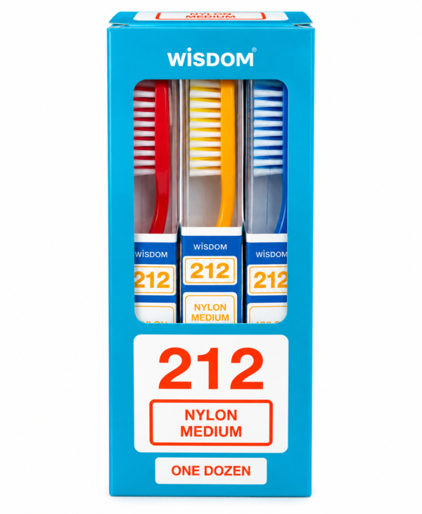 Brosse à dents WISDOM – Plusieurs couleurs et duretés disponibles