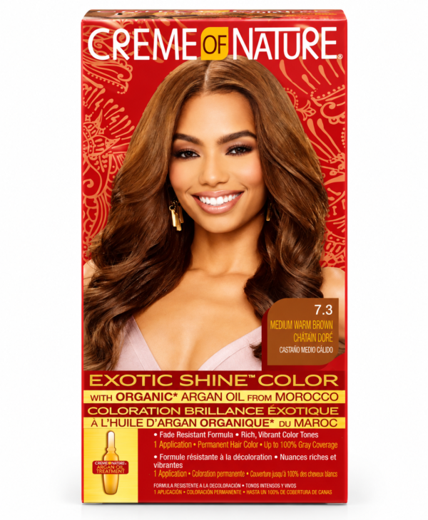 Coloration Cheveux Crème of Nature – Couleurs Intenses et Brillantes – Plusieurs Teintes au Choix
