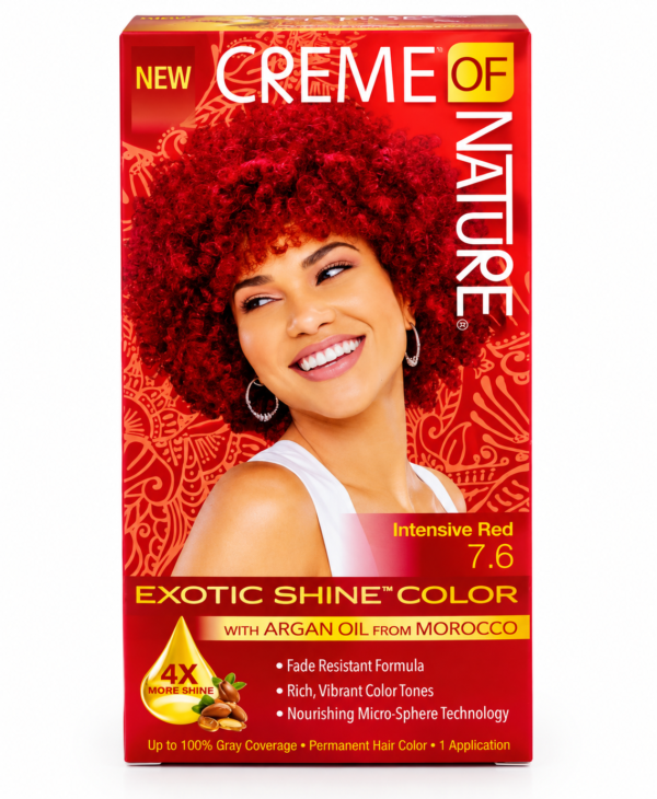 Coloration Cheveux Crème of Nature – Couleurs Intenses et Brillantes – Plusieurs Teintes au Choix