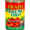 Boîte de crème de palme colorée sauce graine Praise, Praise Abemu Dro, Abemu Dro, crème de palme Praise, crème de noix de palme, sauce graine africaine, sauce graine concentrée, crème de palme aux herbes, sauce graine 400 g, sauce graine 800 g, palm cream Praise, palm nut cream, palm cream with herbs, sauce graine pour poulet, sauce graine pour poisson fumé, soupe de noix de palme, cuisine africaine, cuisine ouest-africaine, épicerie africaine en ligne, sauce graine Ghana, sauce graine Côte d’Ivoire, sauce graine Cameroun, base pour soupe de palme.