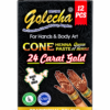 Boîte de pâte de henné dorée Golecha henné Golecha, henné doré Golecha, Golecha 24 Carat Gold, Golecha 24 Carat Gold 12 cônes, pâte de henné dorée, henné en cône, cônes de henné, henné pour les mains, henné pour le corps, henné décoration corporelle, henné mehndi, mehendi indien, body art, pâte décorative pour la peau, henné pour mariage, henné pour cérémonie, henné pour fête, henné traditionnel indien, henné pour motifs des mains, Golecha France, acheter henné Golecha, henné doré en ligne, boîte de 12 cônes de henné.