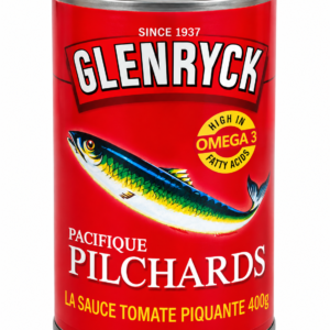 pilchards Glenryck 400g, Glenryck tomate piquante, sardines Glenryck sauce tomate piquante, pilchards en conserve, sardines en boîte épicées, poisson en conserve sauce tomate, pilchards à la tomate, sardines pimentées, acheter pilchards Glenryck, conserve de sardines 400 g, pilchards pour riz, sardines pour attiéké, poisson en conserve pour cuisine africaine, accompagnement pour foufou, sardines sauce tomate pour banane plantain, épicerie africaine en ligne, produits africains en France, conserve de poisson épicée, KAIROSHYB Market