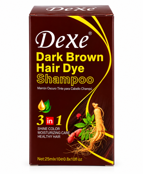 10 PCS Shampooing Cheveux Noirs pour Hommes Femmes