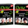 10 PCS Shampooing Cheveux Noirs pour Hommes Femmes