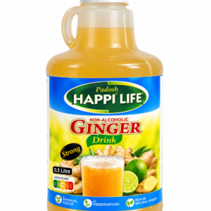 Happi Life, Happi Life Ginger Drink, Padosh Happi Life, Ginger Drink 500 ml, gingembre 50 cl, concentré de gingembre Ghana, boisson ghanéenne, jus de gingembre africain, boisson épicée, boisson sans alcool, gingembre citron vert, boisson au gingembre et citron, gingembre en bouteille, boisson exotique, boisson africaine en ligne, achat jus de gingembre, concentré gingembre à diluer, boisson gingembre eau gazeuse, cocktail sans alcool au gingembre, produits africains en ligne, épicerie africaine.