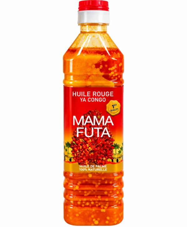 Bouteille d’huile de palme Mama Futa(1) huile rouge Mama Futa, huile rouge ya Congo, huile de palme rouge, Mama Futa huile de palme, acheter huile rouge congolaise, huile rouge africaine, huile de palme 100 % naturelle, huile rouge pour pondu, huile rouge pour saka-saka, huile rouge pour moambe, huile rouge pour madesu, huile de palme pour cuisine africaine, huile rouge pour sauce africaine, huile de palme en bouteille, huile rouge en pot, épicerie congolaise en ligne, épicerie africaine en France, acheter huile de palme rouge en ligne, KAIROSHYB Market