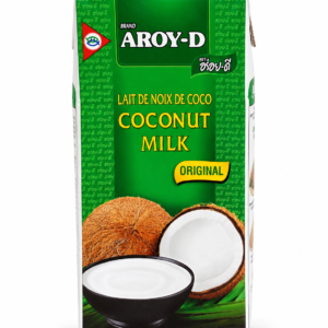 lait de coco AROY-D, AROY-D 1L, lait de coco 1 litre, lait de noix de coco, lait de coco original, lait de coco cuisine, lait de coco africain, lait de coco cuisine africaine, lait de coco cuisine asiatique, lait de coco thaïlandais, lait de coco pour sauce, lait de coco pour curry, lait de coco pour poisson, lait de coco pour viande, lait de coco pour dessert, lait de coco pour gâteau, lait de coco pour smoothie, acheter lait de coco en ligne, lait de coco en brique, lait de coco épicerie exotique, lait de coco AROY-D France.