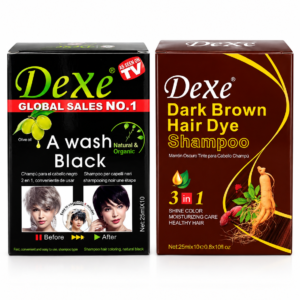10 PCS Shampooing Cheveux Noirs pour Hommes Femmes