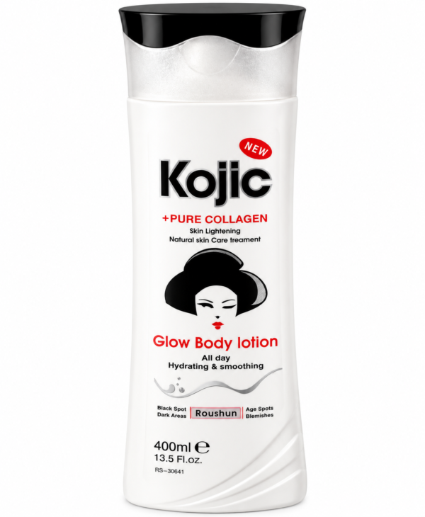 Collection de Soins Kojic – Lotion Corporelle, Gel Douche, Nettoyant Visage, Huile et Savon