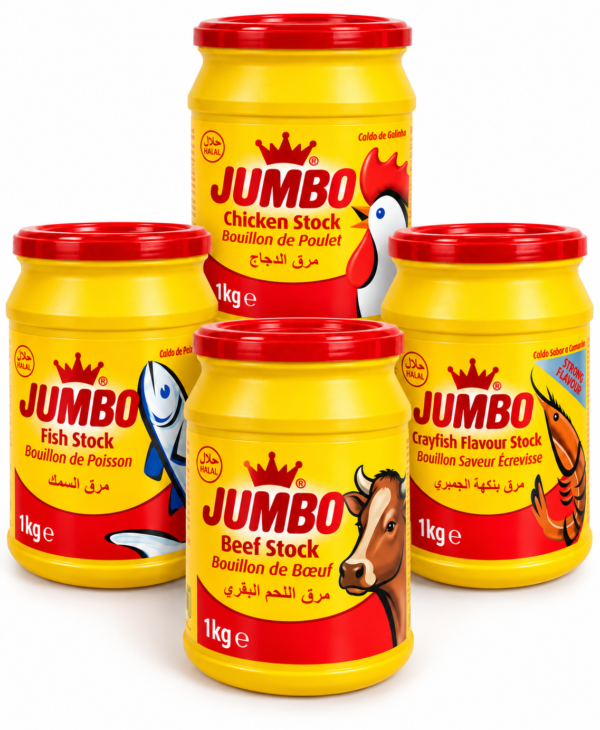 bouillon Jumbo, Jumbo 1kg, bouillon africain, bouillon halal, bouillon poulet Jumbo, bouillon poisson Jumbo, bouillon bœuf Jumbo, bouillon écrevisse Jumbo, Jumbo Chicken Stock, Jumbo Fish Stock, Jumbo Beef Stock, Jumbo Crayfish, bouillon en poudre, bouillon africain 1kg, assaisonnement africain, épices africaines, condiment africain, bouillon cuisine africaine, Jumbo halal France