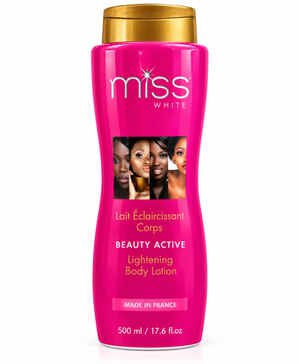 Duo Laits Corps Miss White 500 ml – Beauty Active Rose & Carrot à l’Huile de Carotte – Fair & White Paris