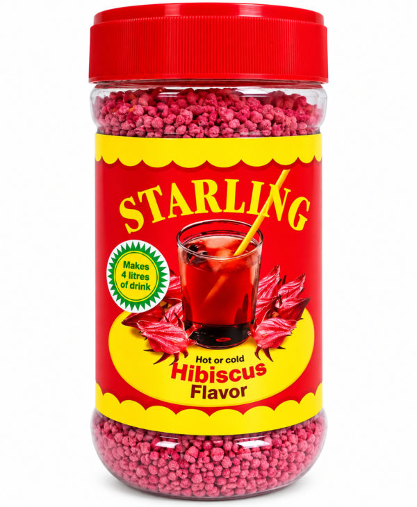 Pot de boisson hibiscus Starling calibré Boisson Starling Instantanée 4L.