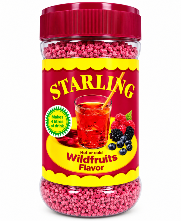 Pot de boisson instantanée aux fruits sauvages Boisson Starling Instantanée 4L.