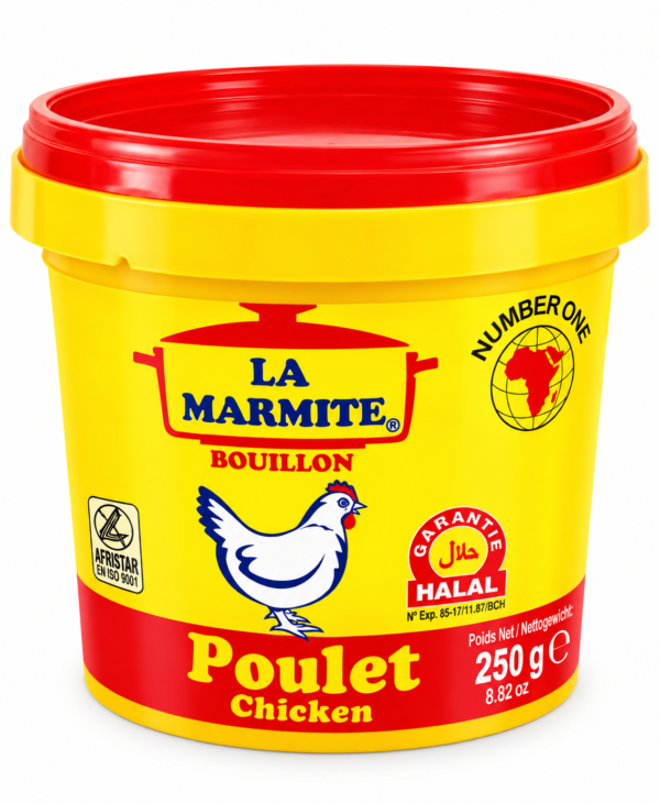 a Marmite | Bouillon 250g | Halal | Poulet | Bœuf | Poisson | Aroma | Épices africaines | Assaisonnement | Cuisine africaine | Épicerie africaine