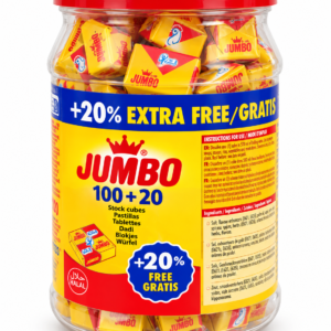 bouillon Jumbo, Jumbo 100+20, Jumbo 100 20 cubes, Jumbo 120 cubes, bouillon Jumbo 1,2kg, cubes Jumbo 1kg, bouillon africain, cube bouillon africain, bouillon halal, Jumbo halal, bouillon en cube, cubes de bouillon Jumbo, tablette bouillon Jumbo, assaisonnement africain, épices africaines, condiment africain, bouillon cuisine africaine