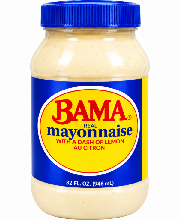 mayonnaise BAMA, mayonnaise Bama au citron, BAMA Real Mayonnaise, mayonnaise américaine, sauce mayonnaise BAMA, mayonnaise 473 ml, mayonnaise 946 ml, mayonnaise crémeuse, acheter mayonnaise BAMA, mayonnaise africaine, épicerie africaine en ligne, produits alimentaires africains, sauce pour sandwich, mayonnaise pour burger, mayonnaise pour salade, sauce pour poulet, condiment pour poisson, sauce pour grillades, mayonnaise cuisine africaine