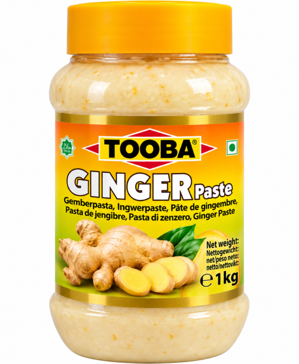 pâte de gingembre, pâte de gingembre TOOBA, pâte de gingembre 1 kg, acheter pâte de gingembre, gingembre prêt à l’emploi, purée de gingembre, gingembre en pâte, condiment au gingembre, gingembre pour cuisine, pâte de gingembre pour marinade, gingembre pour sauce, pâte de gingembre pour poulet, pâte de gingembre pour poisson, gingembre pour curry, ingrédient cuisine asiatique, épicerie du monde en ligne, épicerie africaine en ligne, acheter gingembre en France, TOOBA Ginger Paste, Tooba Ginger Paste 1kg, KAIROSHYB Market