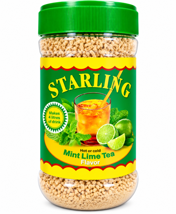 Pot de thé glacé menthe-citron vert Boisson Starling Instantanée 4L.