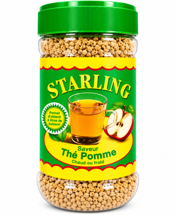 Pot de thé instantané à la pomme STARLING Boisson Starling Instantanée 4L.