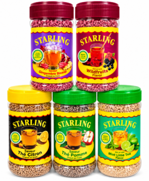 Starling | Starling 400g | Boisson Instantanée | Boisson Starling | Starling Hibiscus | Starling Bissap | Starling Gingembre | Starling Hot Ginger | Starling Menthe | Hibiscus Menthe | Thé Menthe | Thé Gingembre | Bissap | Hibiscus | Boisson Africaine | Boisson Exotique | Boisson en Granulés | Boisson en Poudre | 4 Litres | Chaud ou Froid Starling | Boisson Starling | Boisson Instantanée | Boisson Africaine | Boisson en Poudre | Gingembre Bissap | Bissap | Wildfruits | Fruits Rouges | Thé Citron | Thé Pomme | Mint Lime | Menthe Citron Vert | Thé Instantané | Boisson Exotique | Boisson Chaude | Boisson Froide | Épicerie Africaine 