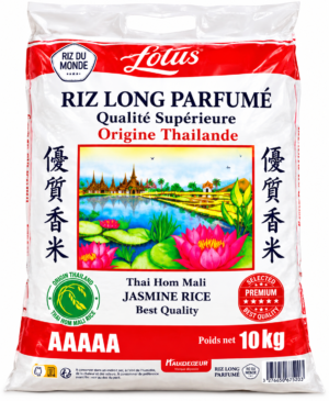 riz jasmin thaïlandais 10 kg, riz long parfumé Thaïlande 10 kg, riz parfumé Lotus 10 kg, acheter riz Lotus 10 kg, acheter riz thaïlandais en France, riz Thai Hom Mali 10 kg, Thai Jasmine Rice 10 kg, Lotus Jasmine Rice 10kg, riz long parfumé au jasmin, riz thaï long grain parfumé, riz jasmin origine Thaïlande, riz parfumé pour cuisine africaine, riz thaï pour poulet, riz jasmin pour plats en sauce, riz thaïlandais qualité supérieure, riz Lotus épicerie africaine, riz Lotus épicerie asiatique, sac de riz 10 kg, gros sac riz thaï 10 kg riz Lotus Thai Hom Mali 10 kg,