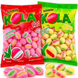 KOLA | KOLA Red | KOLA Oye | Bonbon KOLA | Bonbons Africains | Bonbons Camerounais | Confiserie Africaine | Confiserie Camerounaise | Bonbon Africain | Bonbon Exotique | Bonbon Rafraîchissant | Bonbon Dur | Kola Cameroun | Sucrerie Africaine | Épicerie Africaine