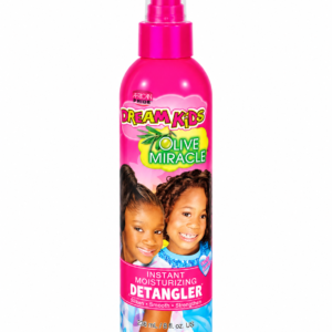 African Pride Dream Kids Olive Miracle – Spray Démêlant Hydratant Instantané 236 ml pour Cheveux Crépus, Bouclés et Frisés