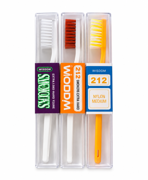 Brosse à dents WISDOM – Plusieurs couleurs et duretés disponibles