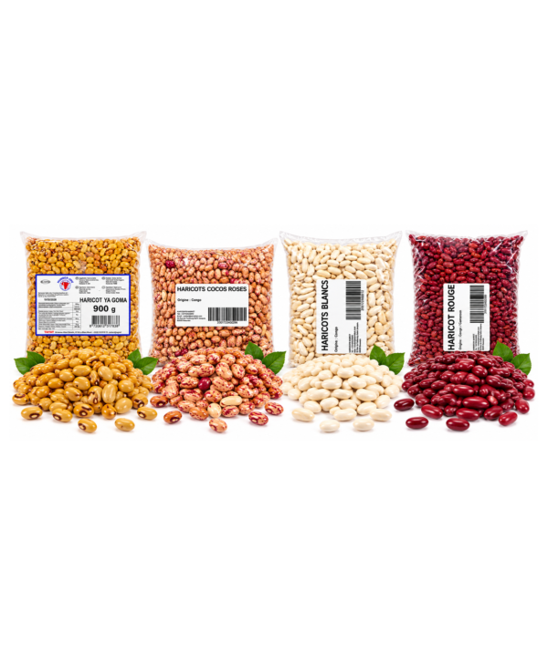 collection_haricots_1254x1525 haricots secs africains, assortiment de haricots secs, haricot Ya Goma, haricots Ya Goma Congo, haricots cocos roses, haricots blancs secs, haricots rouges secs, haricots du Congo, légumineuses sèches, légumes secs africains, épicerie africaine en ligne, acheter haricots africains, haricots pour cuisine congolaise, haricots pour accompagner le riz, haricots secs en France, KAIROSHYB Market